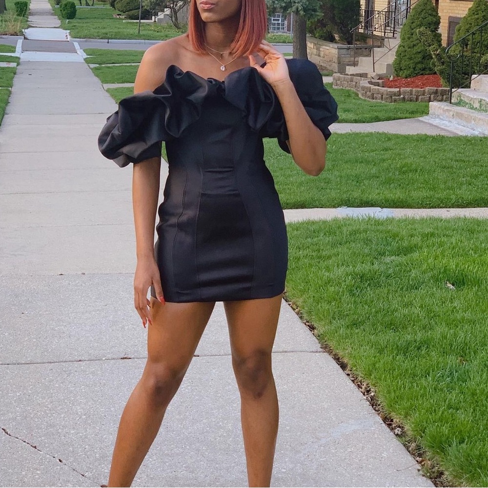 Selena Puff Off the Shoulder Minidress Selena Puff Off the Shoulder Minidress
